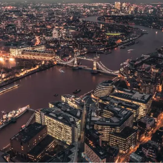 London from above