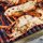 Lobster being cooked on a grill