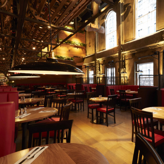 Burger & Lobster Bryant Park restaurant interior