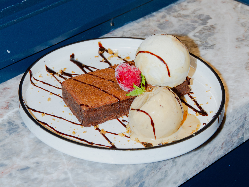 Brownie with Ice Cream