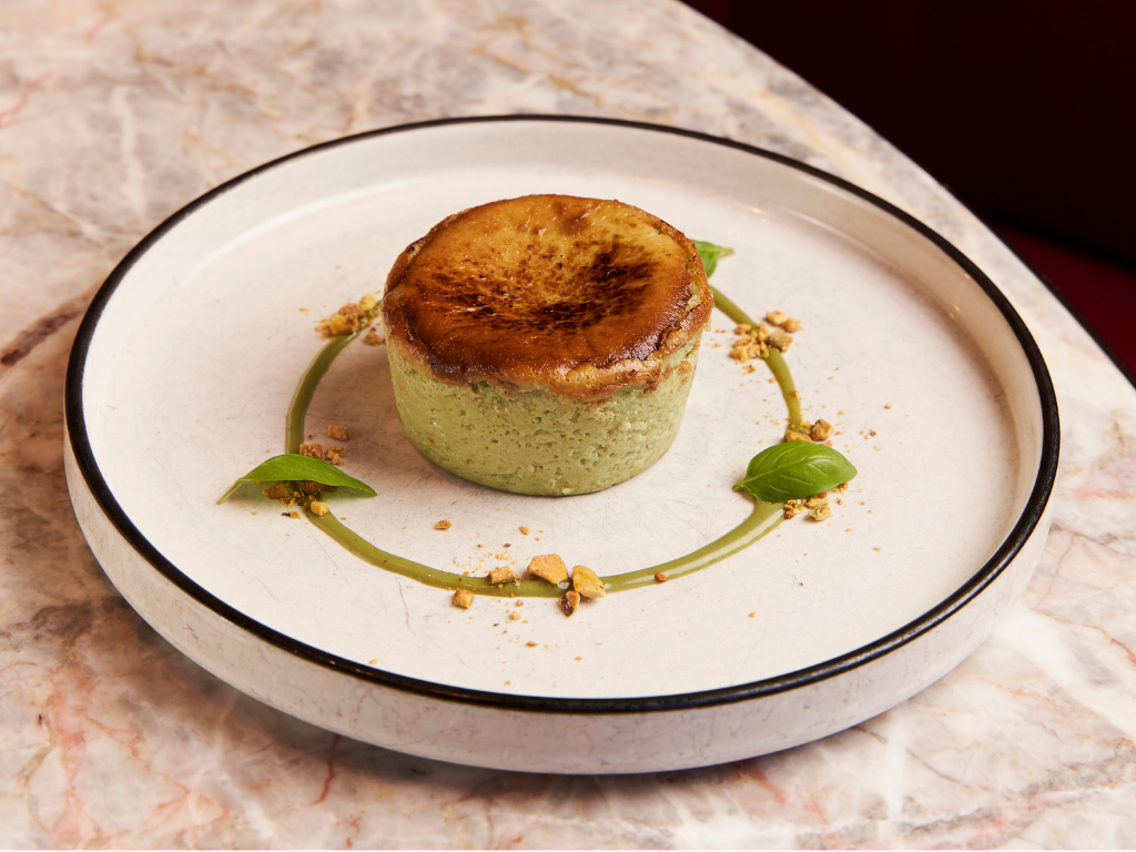 Basque Pistachio Cheesecake